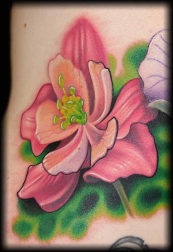 Looking for unique  Tattoos? Pink Flower